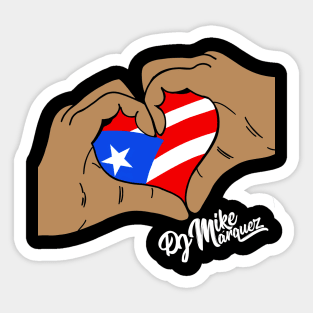 DJ Mike Marquez PR Hands Sticker